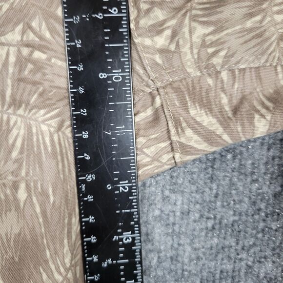 DEMOCRACY Tropical Palm Leaf AB TECHNOLOGY B1565SNX2 Skinny Pants SIZE 10 - Picture 10 of 11